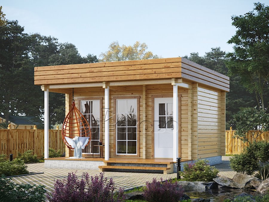 Каркасный дом 5,3х4,8